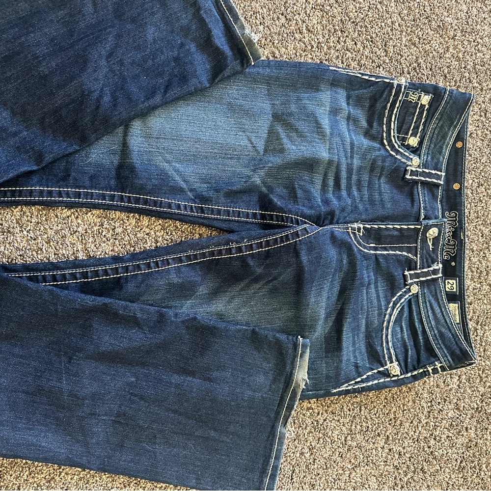 Miss Me Dark Blue Denim Jeans